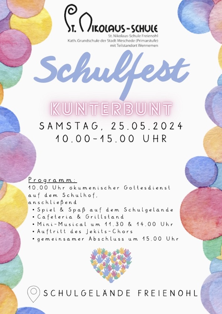 20240512 Einladung Schulfest Nikolausschule 2024