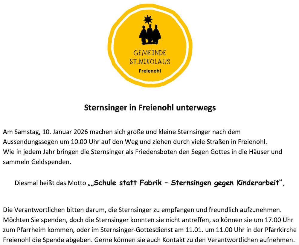 20260105 Sternsinger