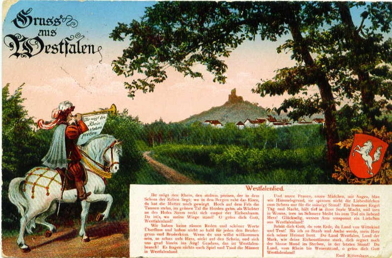 Westfalen-Hymne von 1858